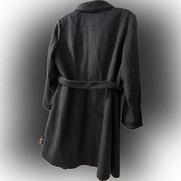 MICHAEL Michael Kors Black Trench Coat - Picture 3 of 7
